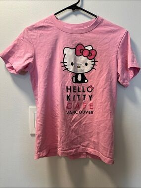 Hello Kitty Pink Tee with Bow Graphic